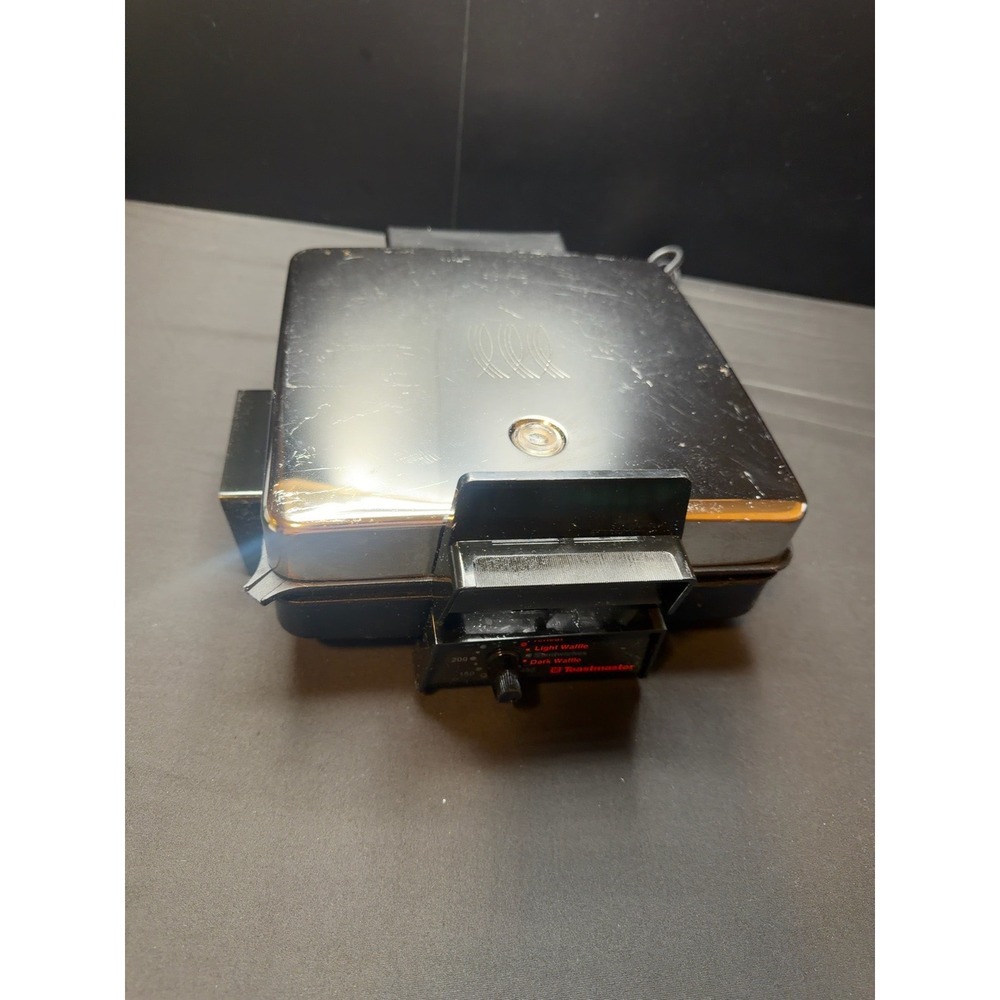 Toastmaster Model 275 FastBake Waffle Baker Griddle Reversible Plates Tested
